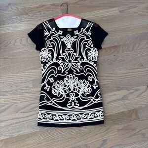 Ladies Patterned Business Top size M